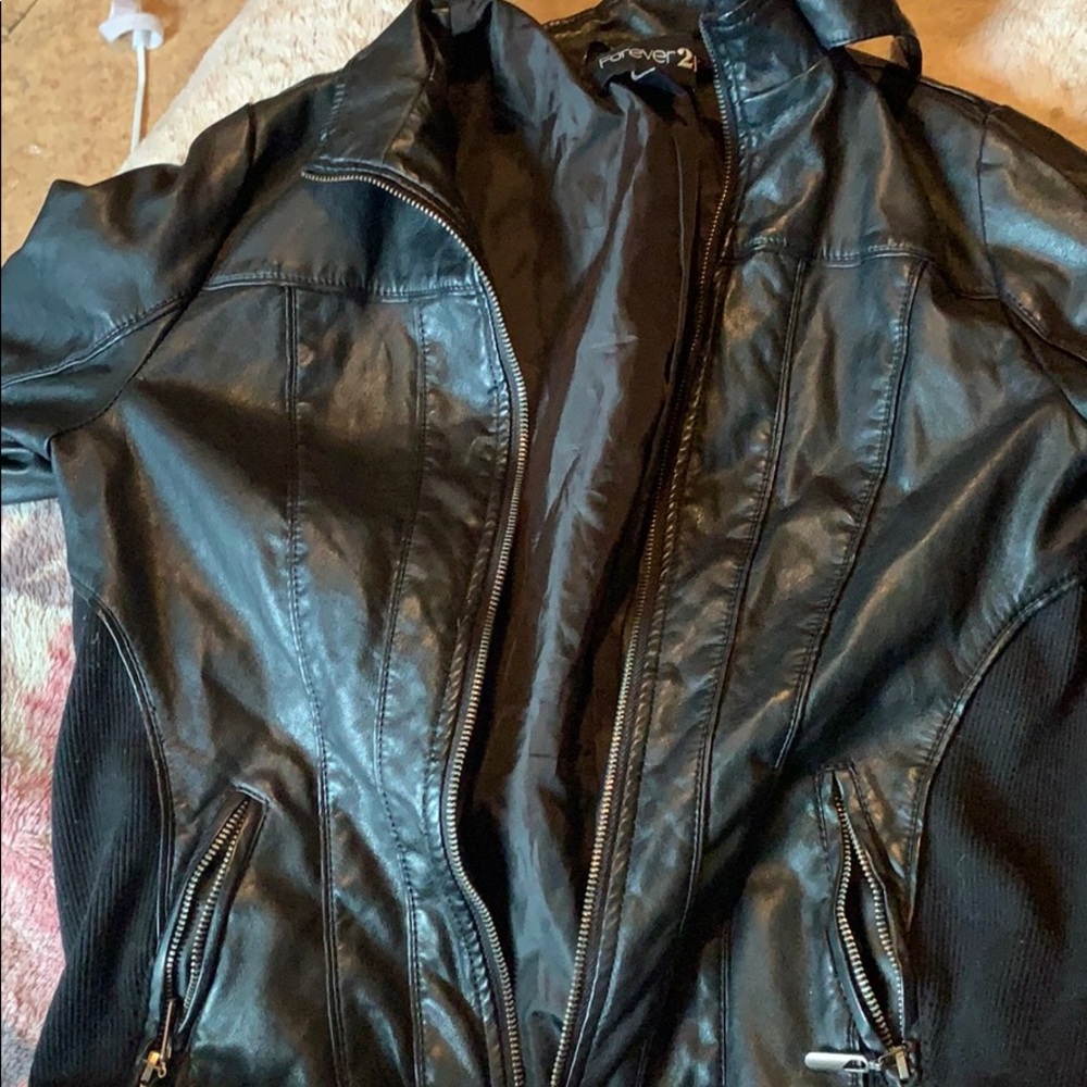 Leather jacket